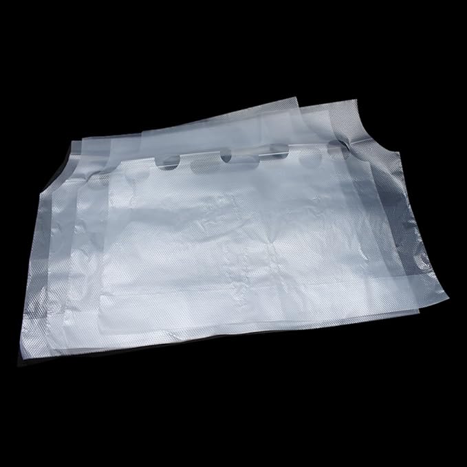FERENLI 500PCS Clear Handle Drink Drinking Plastic Packaging Bags for Shops Stores Dining Hall Portable Beverage Milk Juice Water Carrier Containers Hanging Hole Liquid Pouches 12.2x10.2 inch