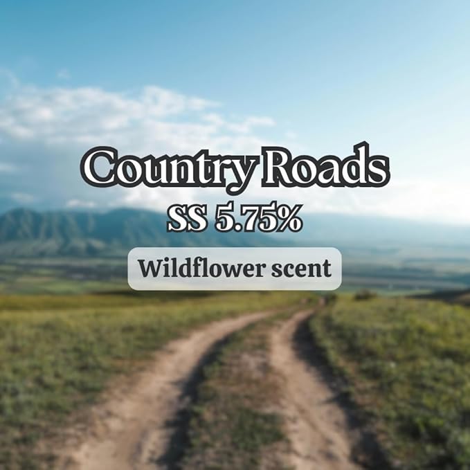Country Roads from Our Floral Collection - 5.75% SS - Perfect for Adding Aroma to Freshies, Candles, Soaps, and Diffusers - 32oz