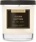 CULTURE & NATURE Natural Soy Wax Candle 7oz (Clean Cotton)