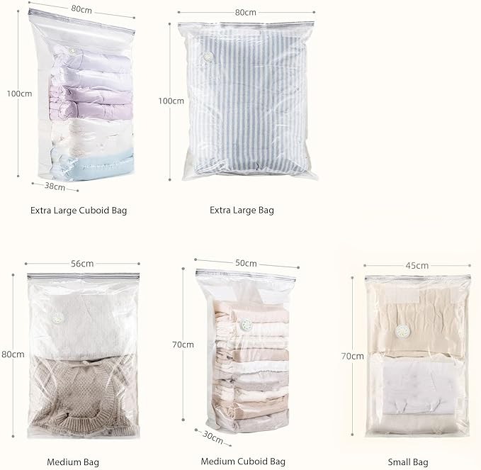 11PCS Set Vacuum Storage Bag, Good Sealing, Dust Proof Vacuum Bag with Electric Pump, Compression Airtight Sealer Bag for Storage, Moving, Travel