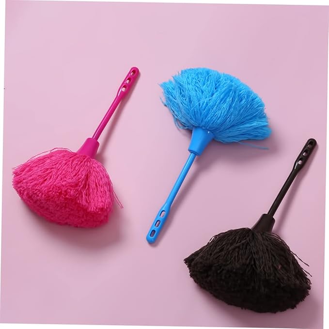 2pcs Handheld Duster Handle Reusable Cleaning Tool for Home Car Furniture and Electronics for Cobwebs Blinds and Narrow Spaces Easy Storage Design