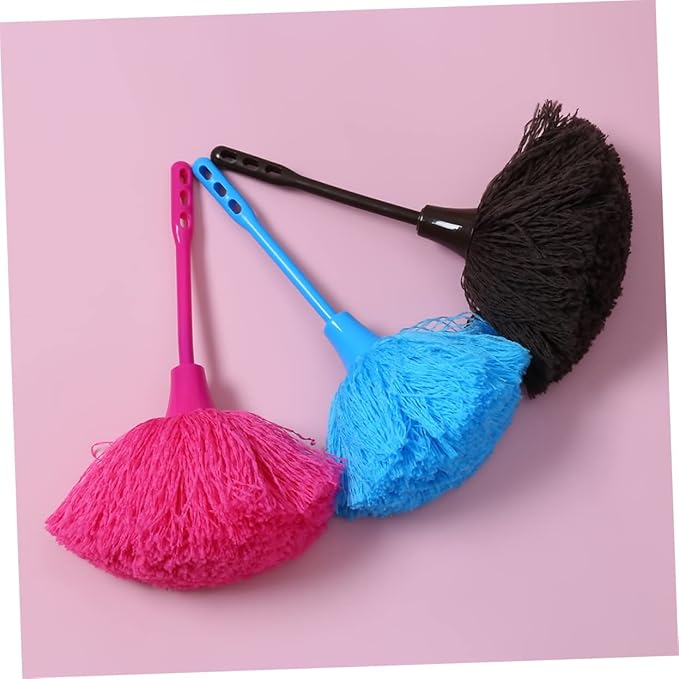 2pcs Handheld Duster Handle Reusable Cleaning Tool for Home Car Furniture and Electronics for Cobwebs Blinds and Narrow Spaces Easy Storage Design