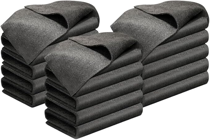 Fliwos Thickened Magic Cleaning Cloth, 2026 New Reusable Microfiber Cleaning Cloths, Streak Free Glass Wiping Cloths, Multipurpose Kitchen Rags Towels for Window, Mirror and Car Glass (15, 12×16 in)
