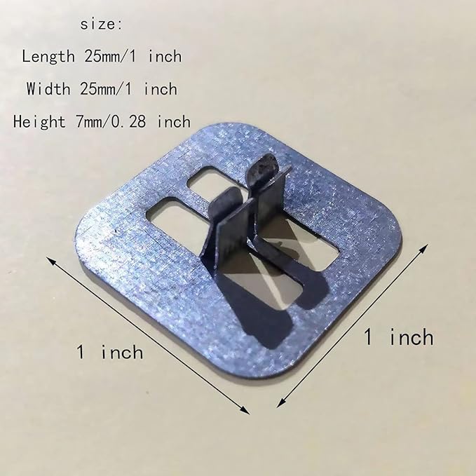 PXBBZDQ Wood Candle Wick Base Clips for Candle Making DIY | Sustainer Tabs Fit Most Wooden Wicks | Longer Burn Time & Less Wasted Wax(50pcs)