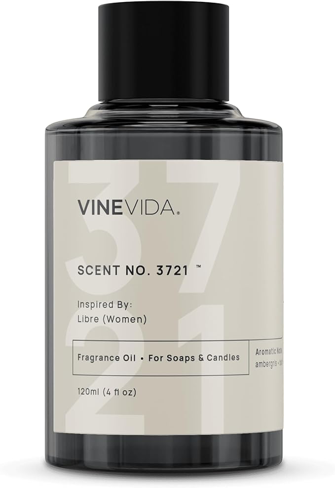VINEVIDA [4 Oz] Inspired by: Libre (Women); Fragrance Oil for Candle Making and Soap Making - Premium Candle Scents for Soy Candles