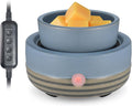 Candle Wax Melt Warmer with Timer Ceramic Electric Wax Melt 4-in-1 Oil Burner Adjusting Temperature Fits Yankee Large Jar Scented Candle for Home Decor Birthday Gifts for Women Mom Grandma Girls Blue