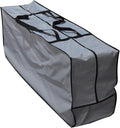 Outdoor Rectangular Cushion/Cover Storage Bag, Protective Zippered Storage Bags with Handles, 50''L x 13''W x 20''H, Grey