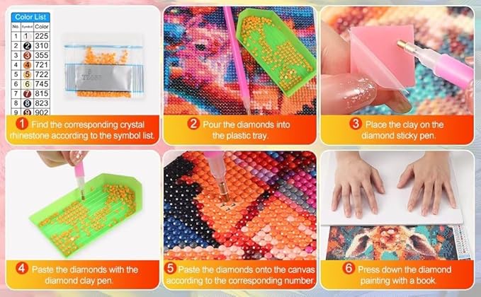 Diamond Art Kits for Adults Ski Diamond Painting Kit Snow Mountain, DIY Crafts for Adults 5D Full Square Drill Gem Art Embroidery Painting Kit for Home Wall Decor, Birthday Girl 23.6x23.6inch L-0421
