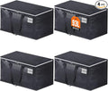 Fabspace Moving Bags Heavy Duty with Strong Zippers and Handles Collapsible Moving Supplies, Storage Totes for Packing & Moving Storing 93L 4Pack