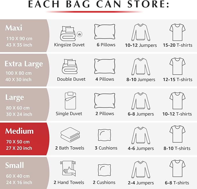 Genie Space - Premium Bags - Medium - 6 Pack