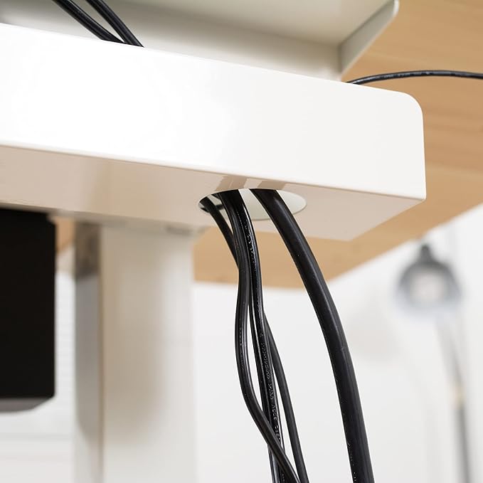VIVO Under Desk 17 inch Cable Management Tray, Cord Organizer, Home Office Desk Accessories, White, DESK-AC06-1CW