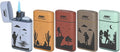 MK Lighter 5-Pack Torch Flame Pocket Lighters, Refillable and Multipurpose, Ideal for Candles, BBQ, Camping, and Everyday Use (Wild Spirit-5PC)