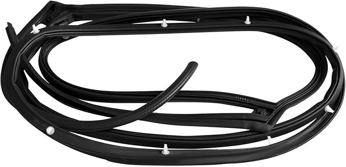 Automotive Door Weather Stripping for Honda Fit Sedan 2003-2008 OE:72350/72310/72850/72810-SEL-T01, Thickened Weather Stripping Rubber Seal Trim Soundproof Dustproof,Right Front