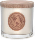 Eco Candle Co. Recycled Candle, White Tea & Ginger, 6 oz. - Scents Of White Tea, Spices, Citrus, Jasmine, & Ginger - 100% Soy Wax, No Lead, Kraft Paper Label & Lid, Hand Poured, Midwest Grown Soybeans