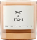 Salt & Stone Scented Candle for Women & Men | Coconut & Soy Blend Wax | Hand-Poured, Aromatic & Fragrant | 100% Cotton Wick | Long-Lasting 50 Hour Burn Time | Black Rose & Oud 8.5 oz