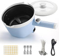 OFFNOVA Self-Stirring Wax Melter Kit - Melt 6LB in 6 Min (3X Faster, Save 20 Min), 1000W, 3L/0.8Gal Large Capacity, Digital Temp Display, Heat-Resistant Handle, Candle Making Kit for Beginners & DIY