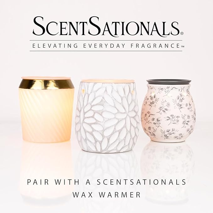 Scentsationals Wax Melts, Wax Cubes Strong Scent - Fine Fragrance Collection 2 Hello Gorgeous - Long Lasting Scented Wax Melts for Warmer, 10oz (24-Cubes)