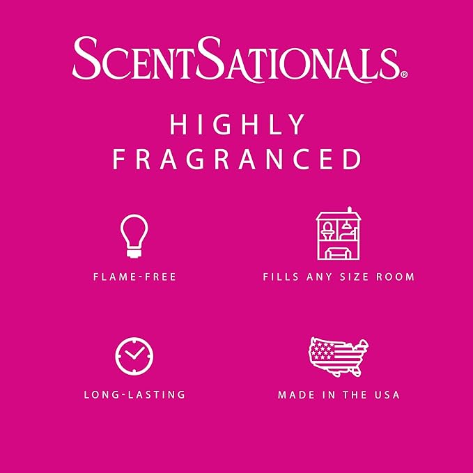 Scentsationals Wax Melts, Wax Cubes Strong Scent - Girlfriend Night - Long Lasting Scented for Warmer, 10oz (24-Cubes)