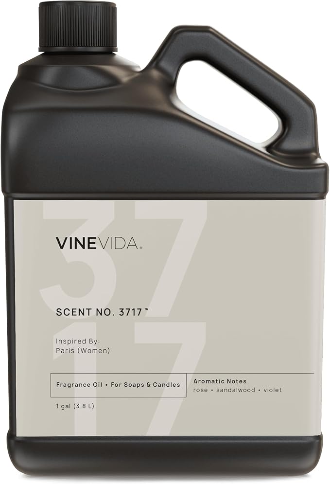 VINEVIDA [128 Oz] Inspired by: Paris (Women); Fragrance Oil for Candle Making and Soap Making - Premium Candle Scents for Soy Candles