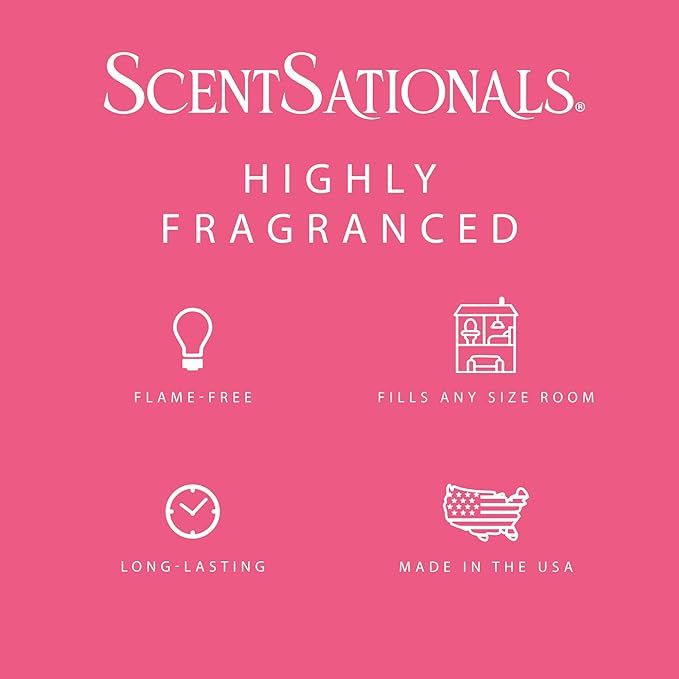 Scentsationals Wax Melts, Wax Cubes Strong Scent - Fine Fragrance Collection 2 Hello Gorgeous - Long Lasting Scented Wax Melts for Warmer, 10oz (24-Cubes)