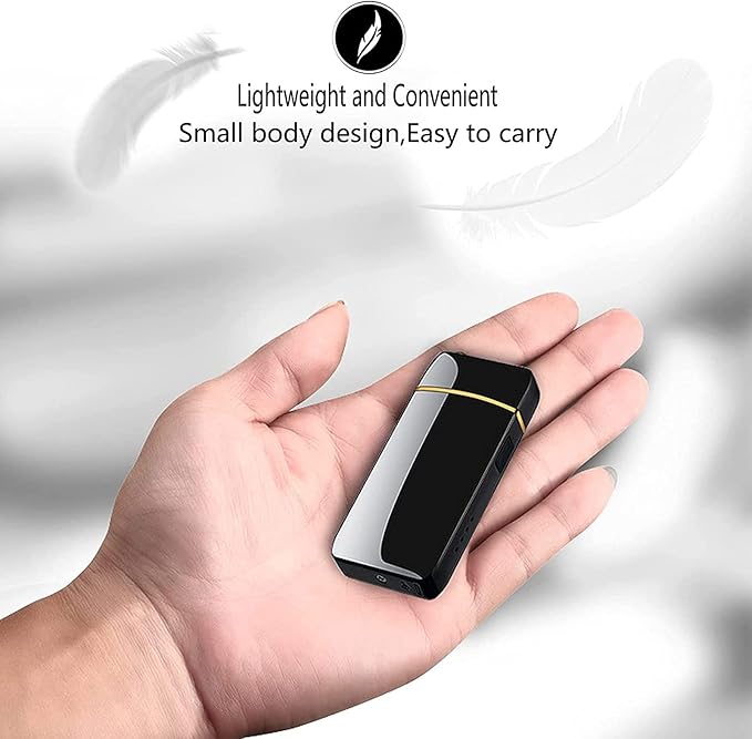 T3 Black Dragon Arc Lighter - Smart, USB Rechargeable, Windproof, Flameless, Lightweight Plasma Lighter for Fire, BBQs, Fireworks, Candle, Camping - Indoors & Outdoors