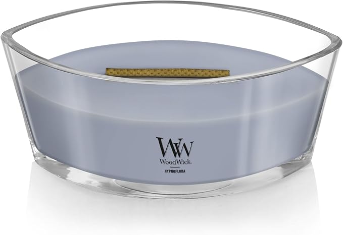 WoodWick Hypnoflora Scented Ellipse Candle, Crackles as it Burns, Up to 50 hrs Burn time, Perfect for Gifting or Home décor, 21oz