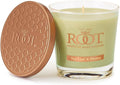 Root Candles Scented Candles Honeycomb Veriglass Premium Handcrafted Beeswax Blend Candle, Small, Tea Leaf & Honey