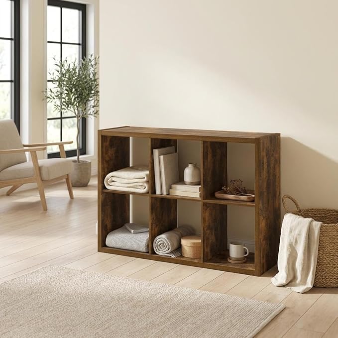 Furnifact Amber Pine Bookcase with Elegant Wooden Shelves, Durable Wood Construction, Stylish and Functional Home or Office Storage Solution