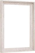 Pixy Canvas Floater Frame 18x20 for 3/4 (0.75) inch Deep Canvas Paintings/Canvas Prints/Wood Canvas Panels/Wall Art/Wall Decor/Home Decor/Artwork (Distressed White, 18 x 20 inch, Portrait)