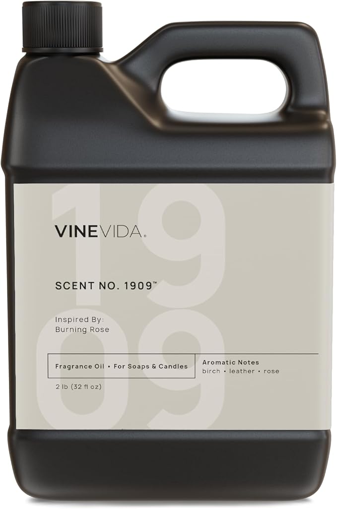 VINEVIDA [32 Oz] Inspired by: Burning Rose; Fragrance Oil for Candle Making and Soap Making - Premium Candle Scents for Soy Candles