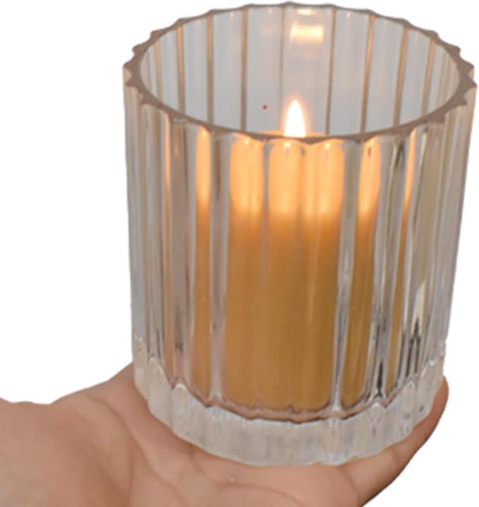 3 Pack Cylinder Candle Mold - Votive Candle - Silicone 3D Molds for Pray, Peony & Home Decor - Resin Casting & Soap Making Molds