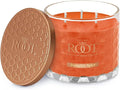 Root Candles Fall Scented Candles Honeycomb Glass Premium 3-Wick Handcrafted Beeswax Blend Candle, 12-Ounce, Pumpkin Spice