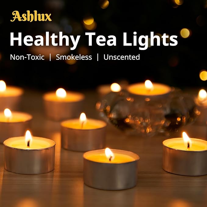 Tea Lights Candles 100 Pack 6 Hours, Tea-6H-100Pack