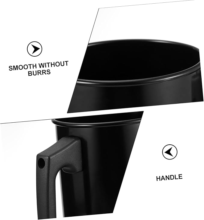 Angoily Black Melt Pour Pot for Wax Candle Making Kit Melter Rustproof for DIY Scented Candles