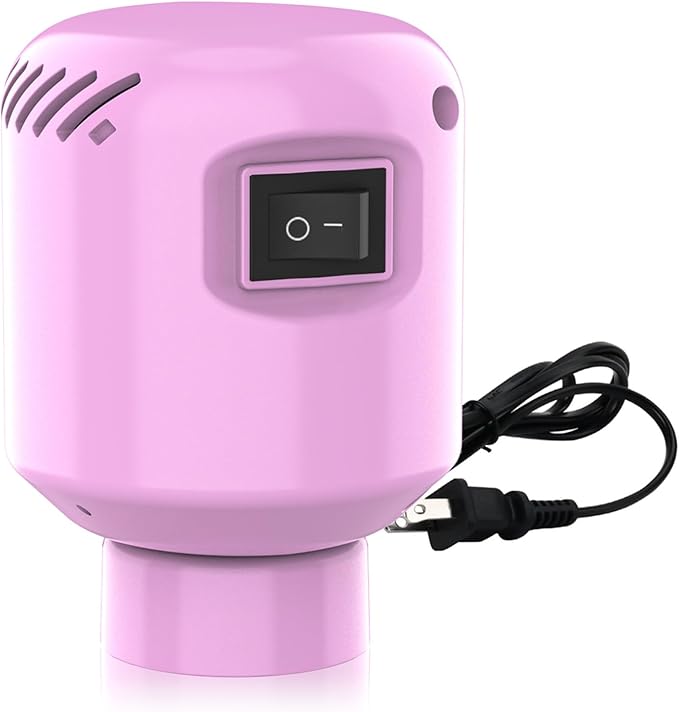 HOTBAG Electric Air Pump for Vacuum Storage Bags, Portable Travel Vacuum Pump Compressing Clothing Vacuum Seal Pump for Various Vacuum Seal Bags Pink(Storage Bag Not Included)