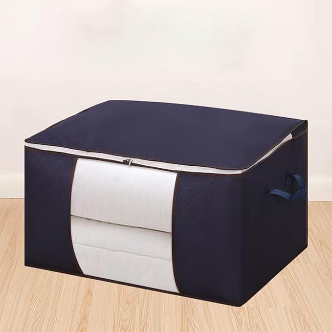 Heavy Duty Moving Bags, Moving Boxes with Reinforced Handles ＆ Premium Double Zippers, 2024 New Storage Tote for Space Saving, Packing ＆ Moving Storage