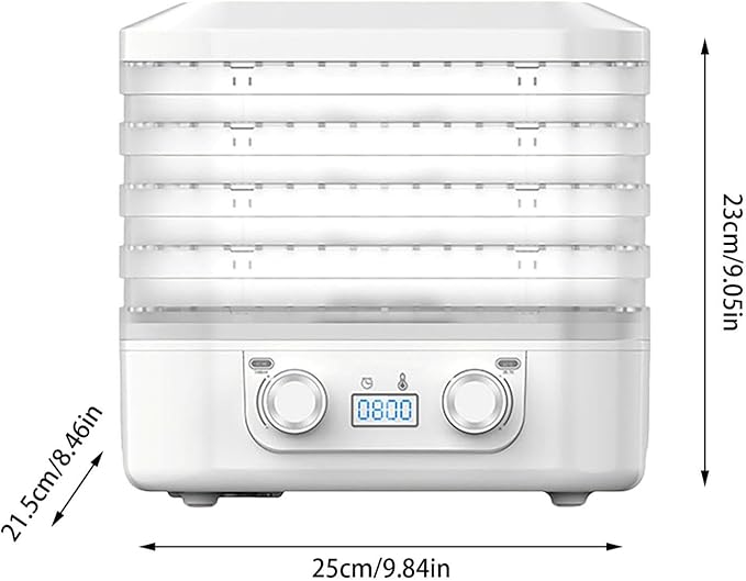 Food Freeze Dryer Machine for Home with 5 Trays, Candy Freeze Dryer with Smart Timer & Temp Control, Freeze Dried Snack Maker for Fruit, Meat & Veggies Storage (Blue)