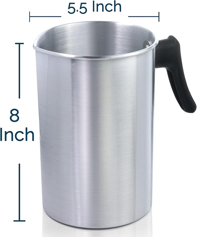 Candle Making Pouring Pot 101oz, Wax Melting Pot, Dripless Pouring Pitcher for Candle Making