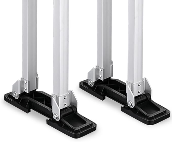Yescom Drywall Stilt Soles Replacement Tool Kit 1 Pair of Rubber Floors Part Repairs Construction Painting Accessories YES0494