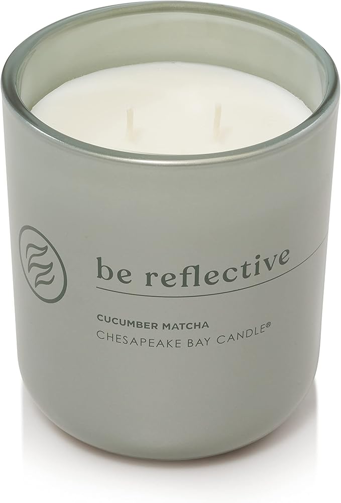 Chesapeake Bay Candle Intentions Collection Candle Be Reflective: Take time to look inward (Cucumber Matcha) 13 oz Home Décor