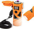 LcFun Electric Lighters Rechargeable Waterproof Dual Arc Plasma Lighter with Battery Display & Flashlight Windproof Electronic USB Lighter for Candle, Camping, Hiking, Survival Gear Supplies
