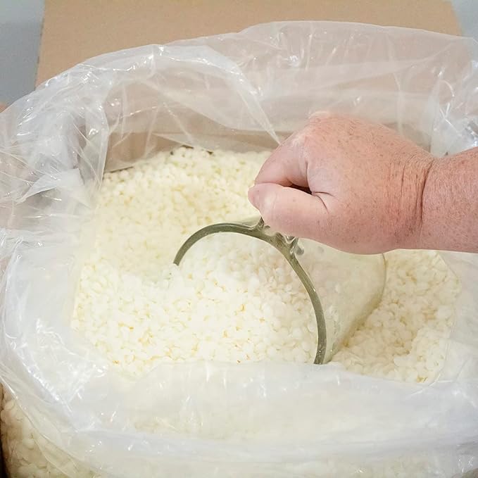 American Soy Organics Millennium Wax - 25 lb Bag of Natural Soy Wax for Candle Making