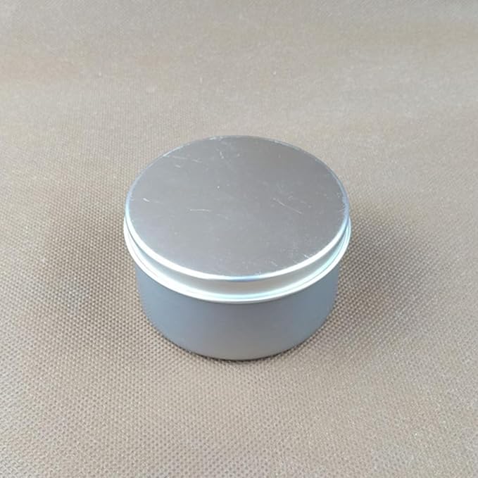 IWOWHERO 4 Pcs DIY Handmade Candle Making Tin Box Set for Scented Candles Travel-Size Iron Containers Lids for Home Practice and Wedding Favors