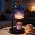 Candle Warmer Lamp with Timer & Dimmable 4-Level Brightness - Adjustable Height,for New Home Bedroom, Gifts for Women(Blue)