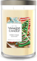 Yankee Candle Large Tumbler Scented Candle with up to 80 Hour Burn Time, Premium Plant Wax Blend for Consistent Burn, 20 oz Tumbler Candle with Room Filling Fragrance, Christmas Cookie