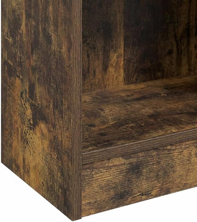 Furnifact Amber Pine Bookcase with Stylish Wooden Shelves, Durable Construction, Modern Design, Perfect for Living Room, Home Office, and Bedroom Storage