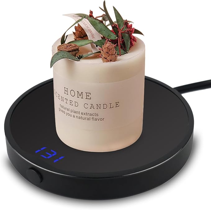 Candle Warmer, Mug Warmer for Desk, Coffee Mug Warmer, Coffee Cup Warmer with Auto Shut Off