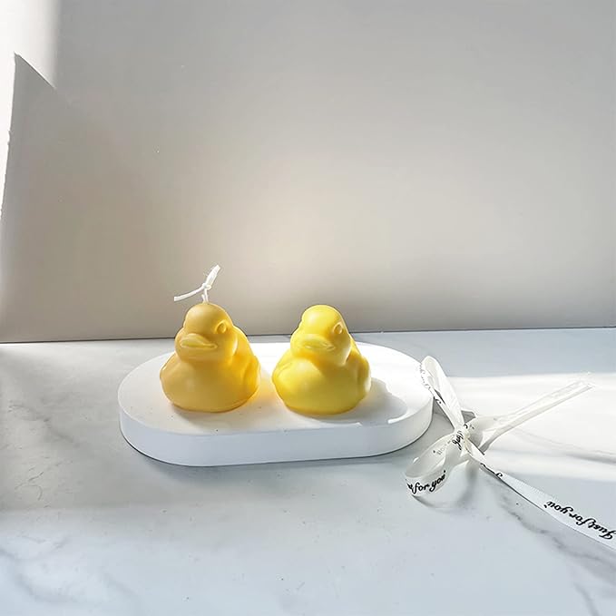 ZAKVOOR 3D Duck Candle Silicone Molds Animal Resin Casting Mould for DIY Candle Making Polymer Clay Craft Plaster Home Decoration