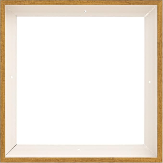 PIXY CANVAS Floater Frame 30x30 for 1.5 inch Deep Canvas Paintings/Canvas Prints/Wood Canvas Panels/Wall Art/Wall Decor/Home Decor/Artwork (Natural Oak, 30 x 30 inch, Square)