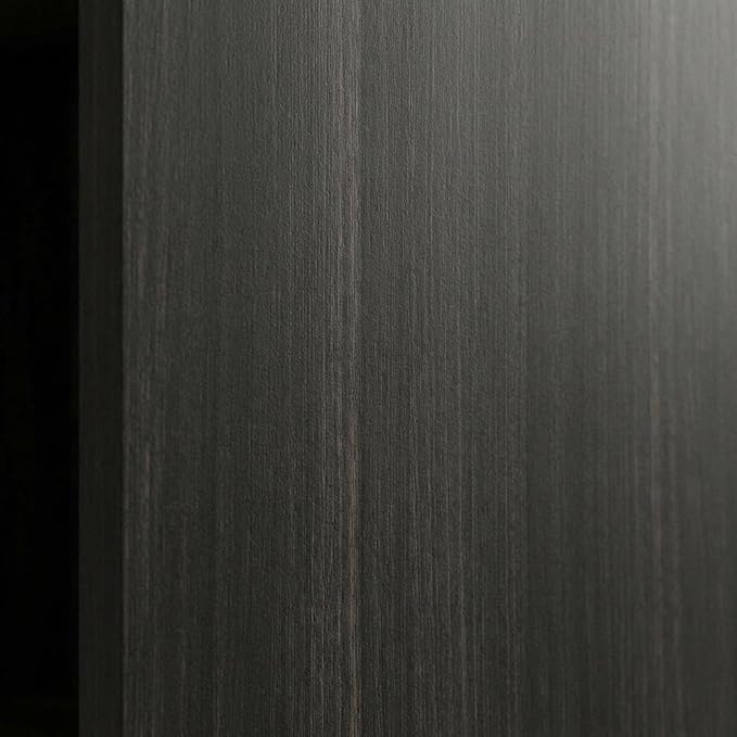 Furnifact Espresso Bookcase with Wood Construction, Tall Storage, Modern Design, Compact Size, Ideal for Home or Office Organization